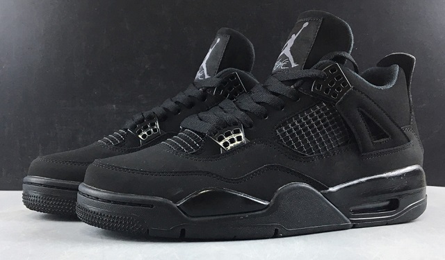 Air Jordan Retro 4 Grade AAA Black Cat Graphite